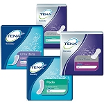 Tena Serenity Ultrathin Pads and Moderate Pads